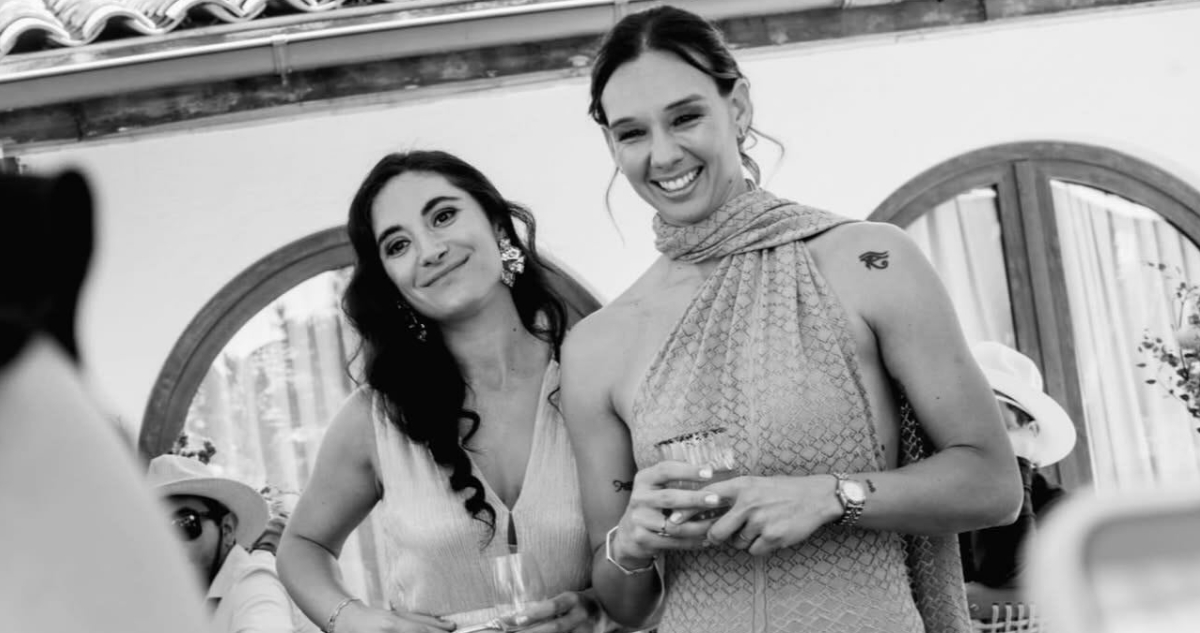 Tiane Endler y Sofía Orozco en matrimonio