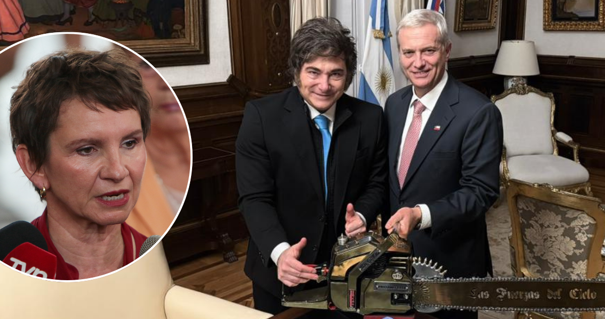Carolina Tohá critica imagen con la motosierra de Kast y Milei: “En un error. Da a entender que Chile está como Argentina”