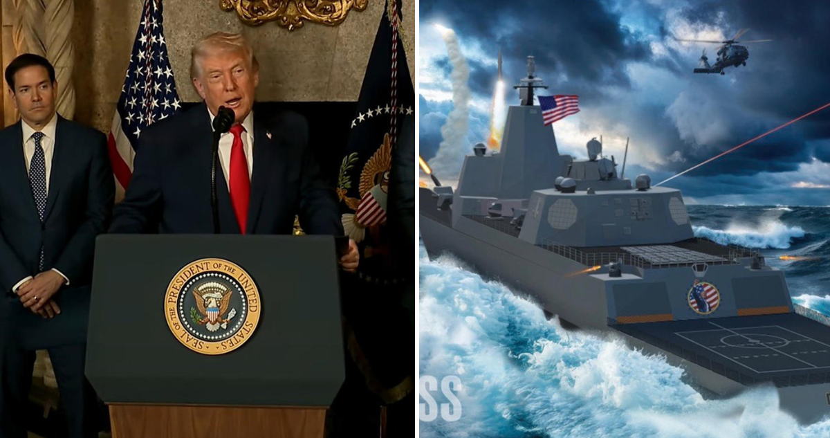 Trump ordena construcción de “Flota dorada” de buques de guerra