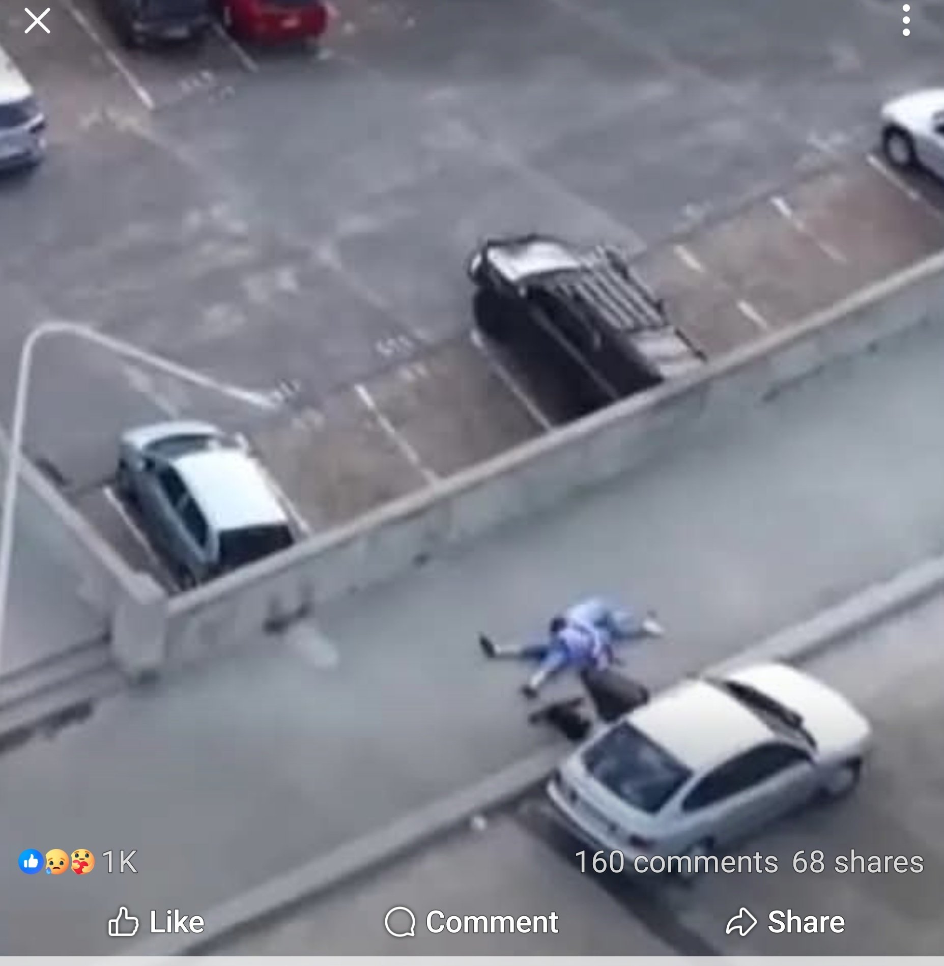 Los cuerpos de Boris y Sofía Gurman yacen en la calle tras los ataques en Sidney