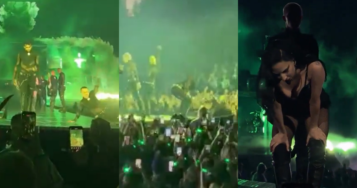 VIDEO | Lady Gaga pausa show en Sídney tras caída de bailarín desde escenario resbaladizo por lluvia