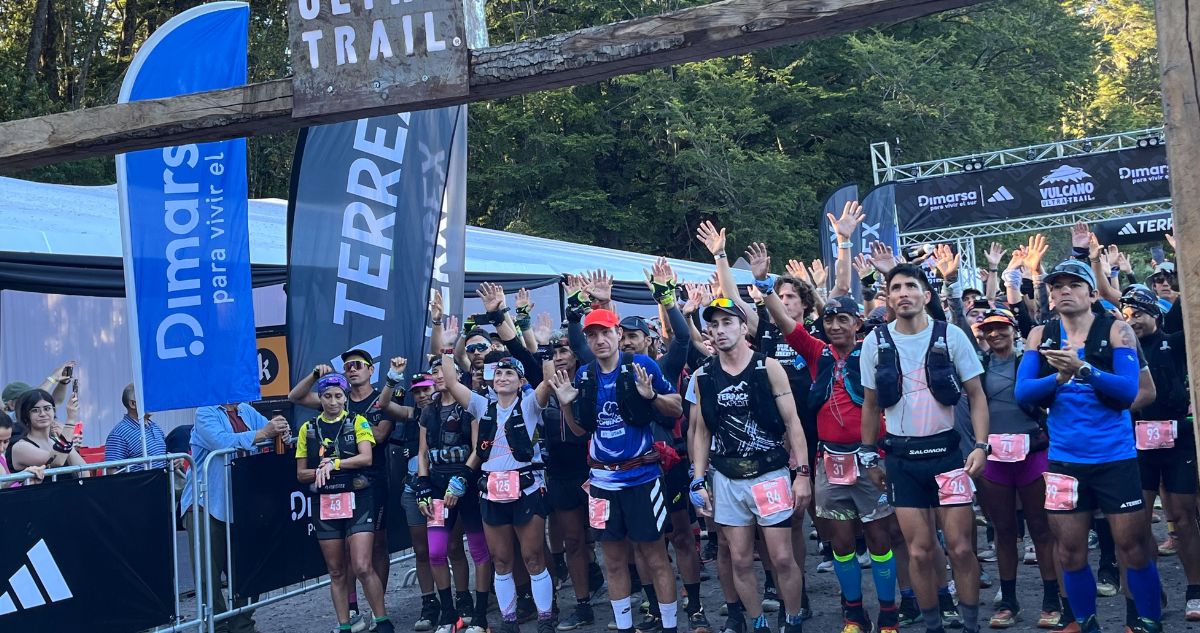 Largada de los 100K de Vulcano Ultra Trail 2025.