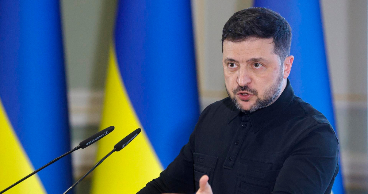 El presidente de Ucrania, Volodimir Zelenski