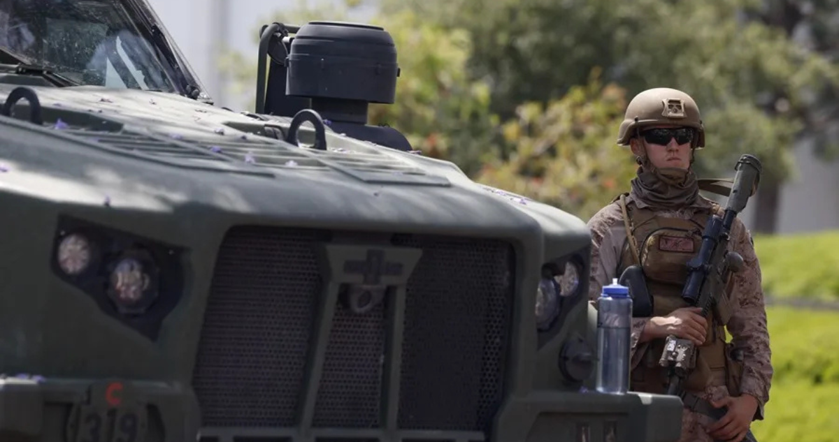 Imagen de archivo de un infante de Marina de EEUU