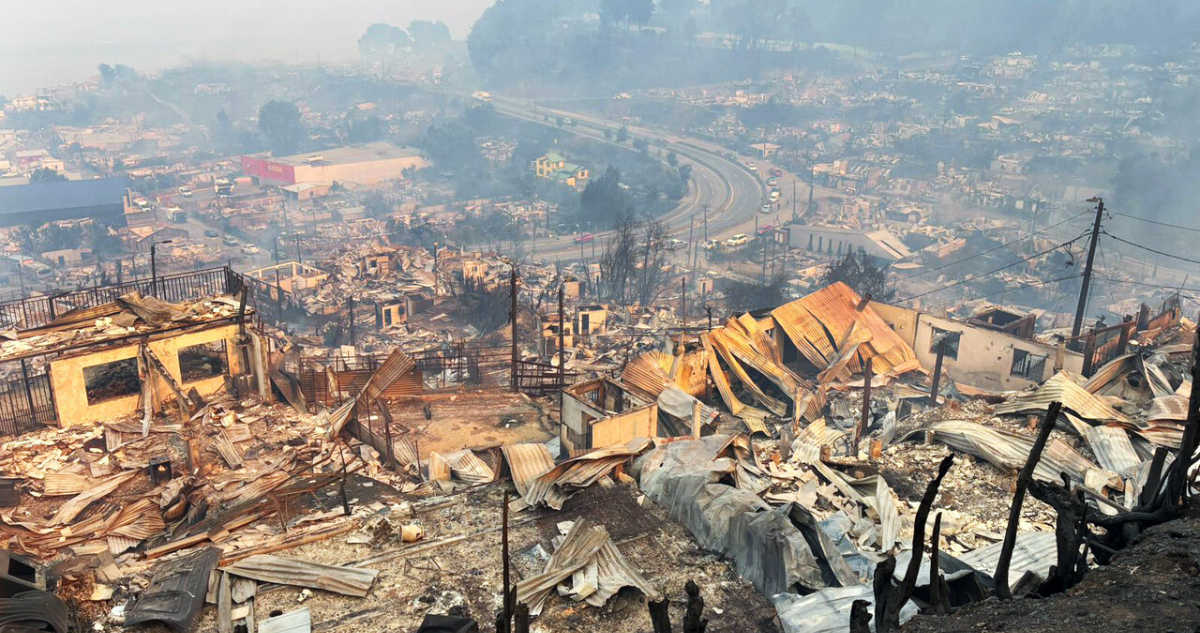 Al menos 14 muertos deja incendio forestal en Penco