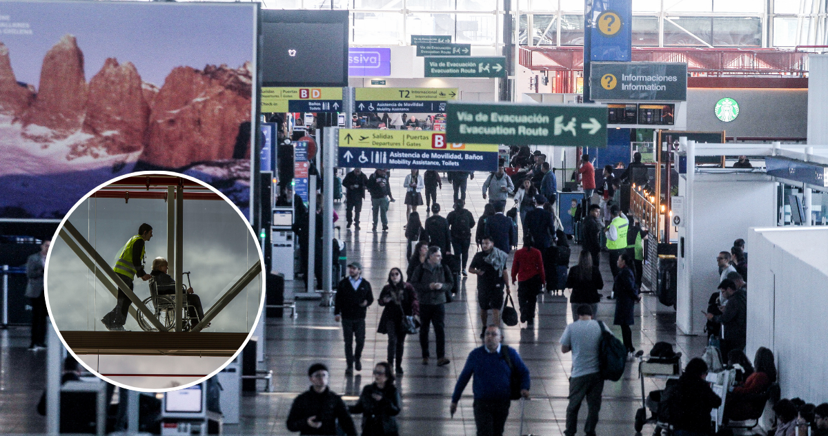 Aeropuerto de Santiago suma 100 nuevas sillas de ruedas para reforzar asistencia en movillidad