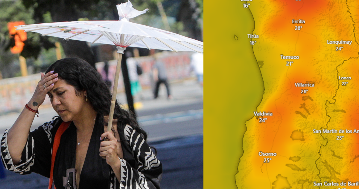 DMC emite aviso de altas temperaturas para La Araucanía y Los Ríos: revisa cuándo serán las máximas