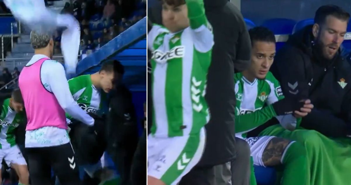 Antony dio la cara tras su fea pataleta del fin de semana cuando fue reemplazado por Manuel Pellegrini