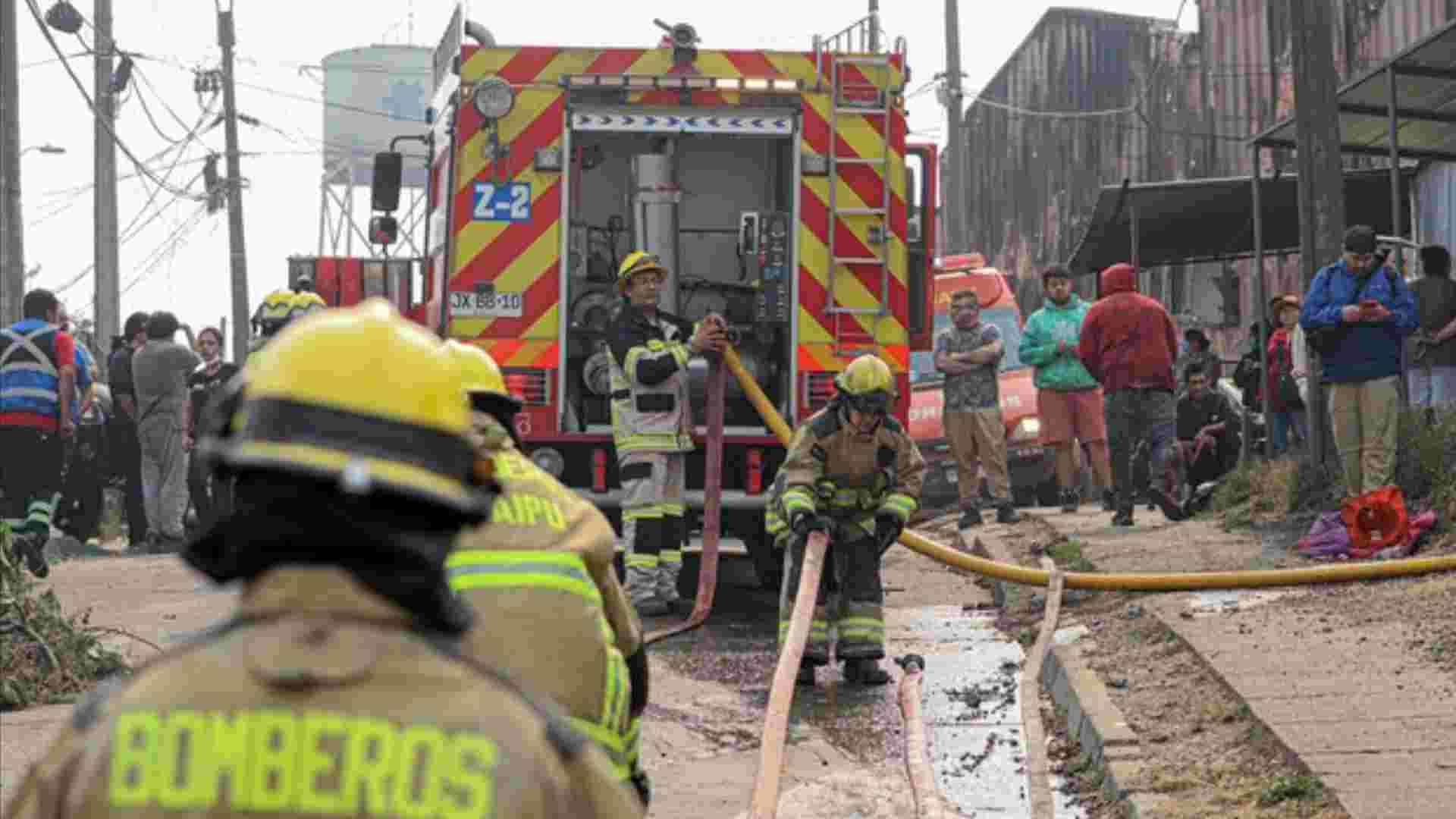 Angol: Superintendente relata ataque a bomberos que combatían el fuego