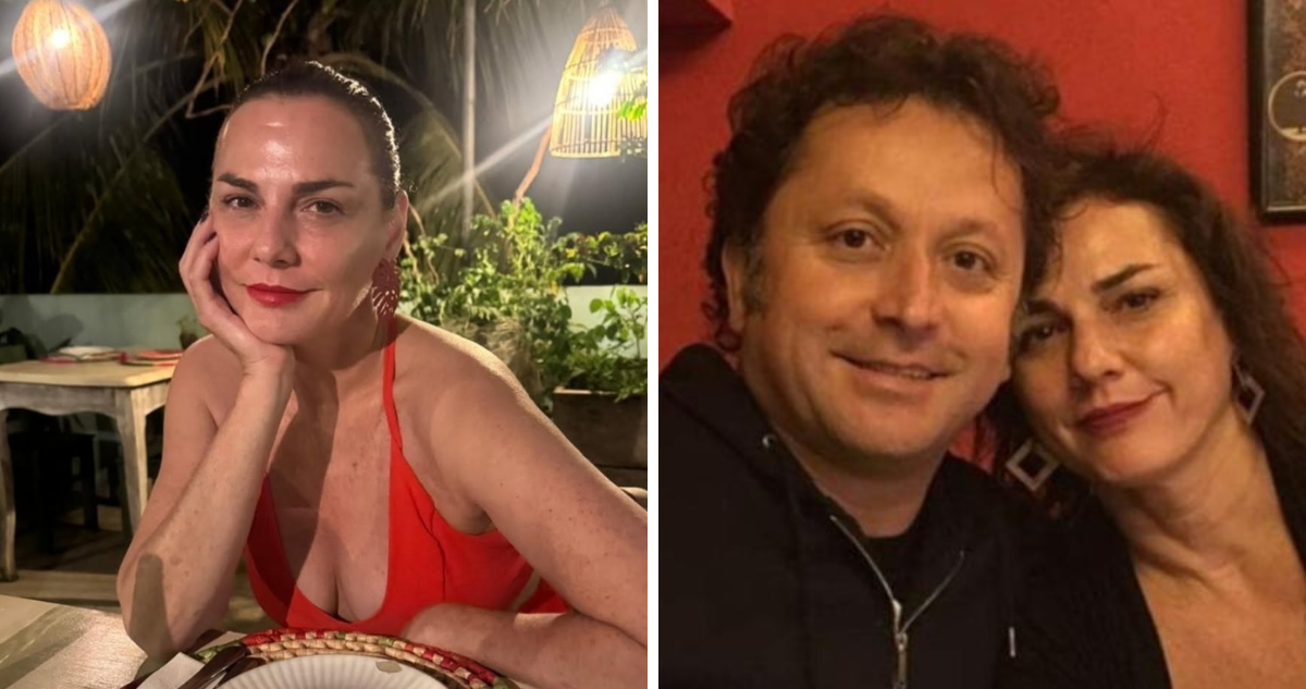 Berta Lasala junto a Daniel Alcaíno