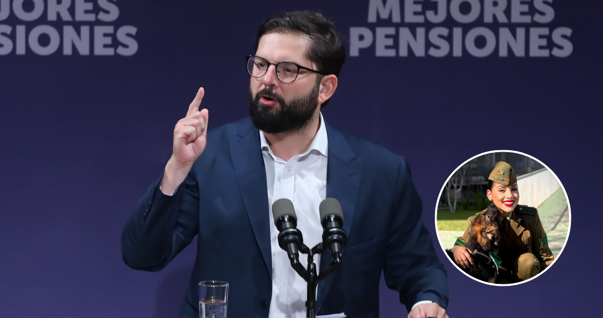 “Encontraremos a los responsables”: presidente Boric lamenta muerte de carabinera en Santiago