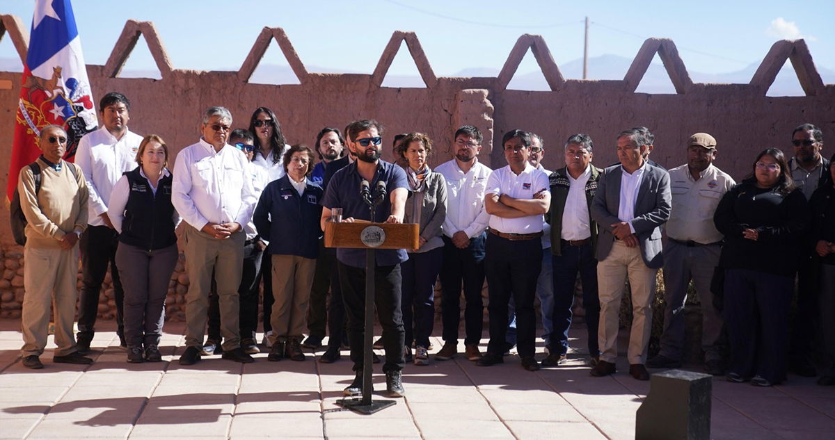 Boric pide a comunidades y futuro gobierno de Kast respetar avances de Estrategia Nacional del Litio