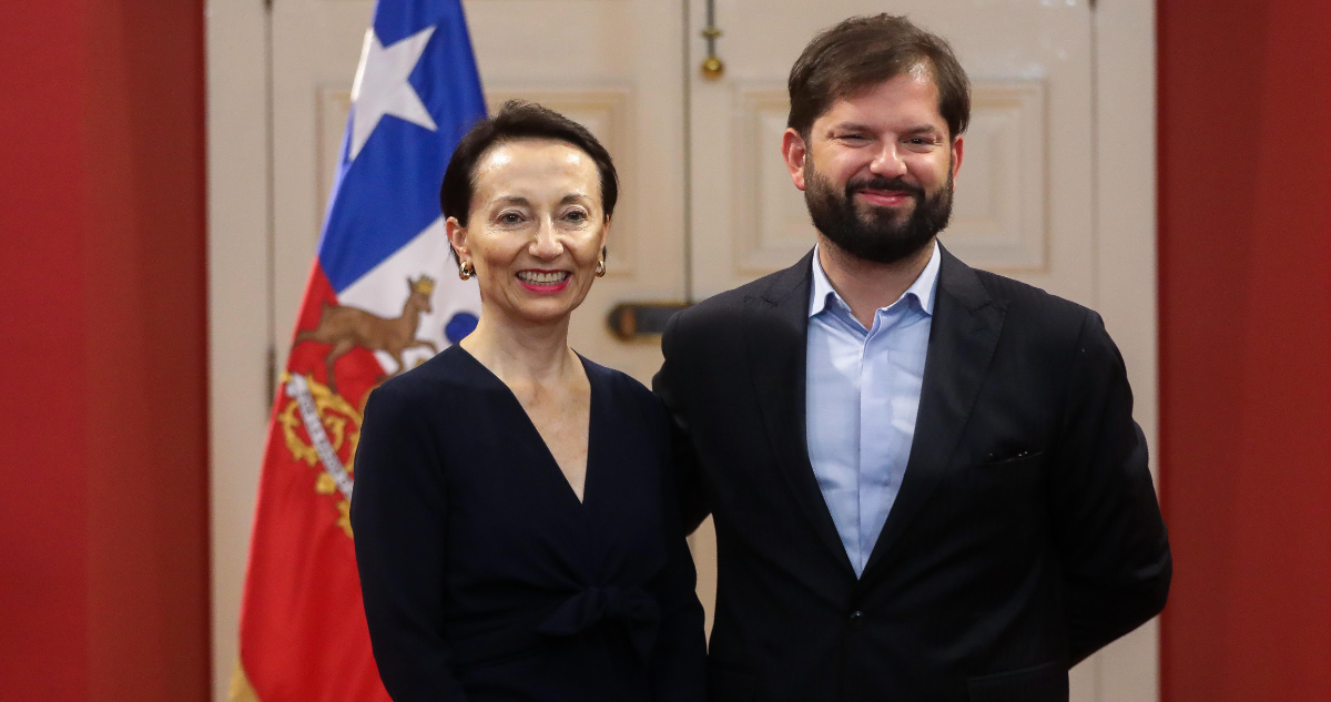 Boric recibe a Gloria Ana Chevesich, quien asume hoy la presidencia de la Corte Suprema