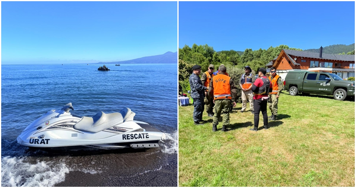 Búsqueda de joven que cayó desde tabla la Lago Llanquihue
