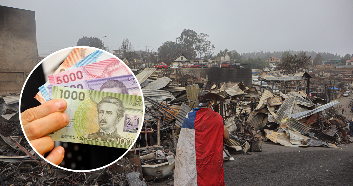 Bonos de hasta $150 mil: las medidas adoptadas por cajas de compensación para afectados por incendios