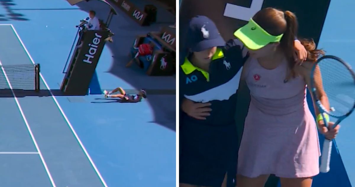 Calor extremo se hace sentir en Australian Open: pasapelotas se desmayó en medio de partido