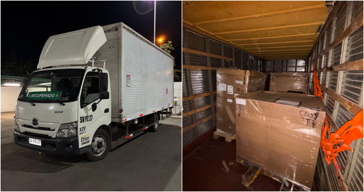 Dos detenidos deja persecución a ladrones que robaron un camión en la Ruta 78