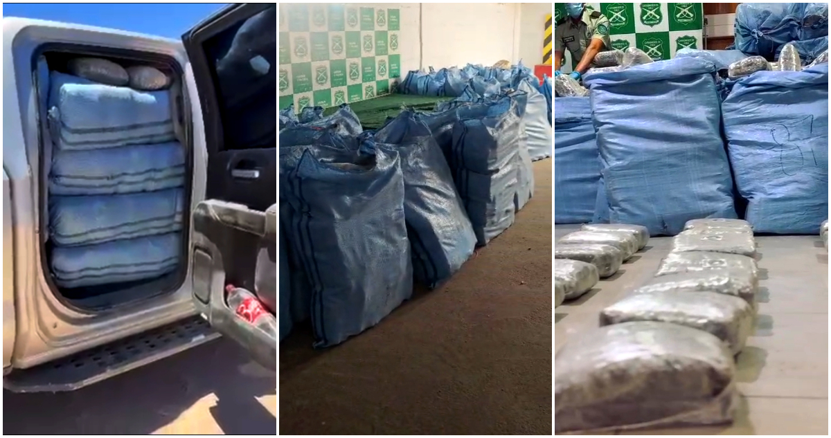 Camioneta robada en Talcahuano en 2023 quedó enterrada en el desierto con una tonelada de droga