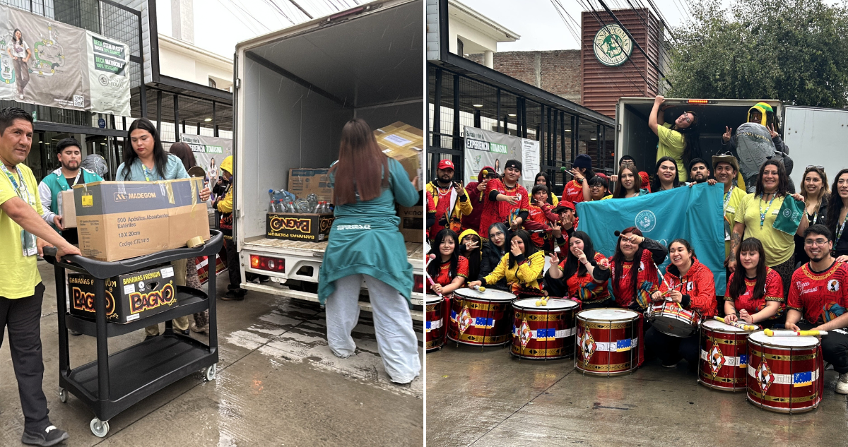 Estudiantes de Punta Arenas recolectan víveres para familias damnificadas por incendios en Bío Bío