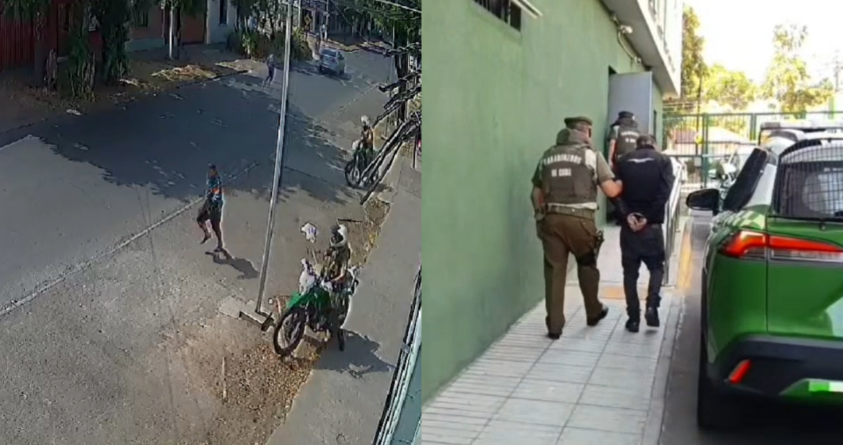 Capturan a ladrones durante robo en empresa de Quinta Normal: uno era buscado por el mismo delito