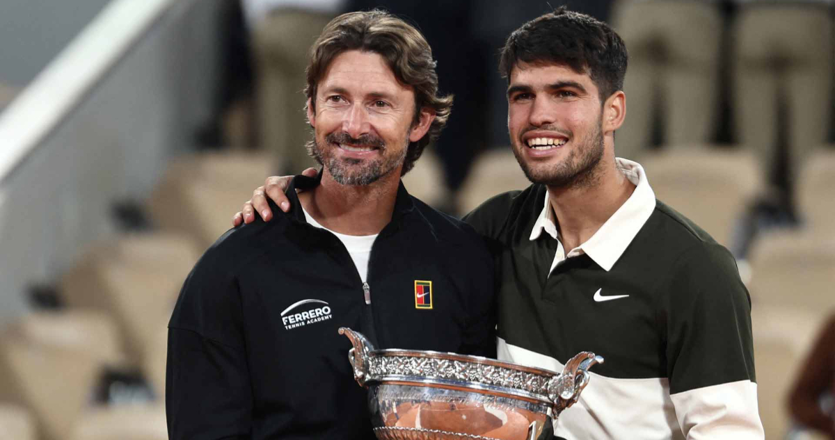 Carlos Alcaraz y Juan Carlos Ferrero foto de contexto