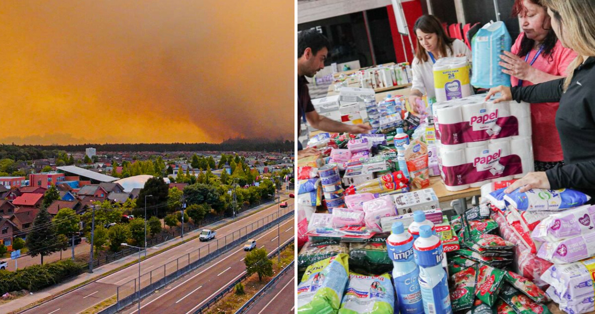 Centros de acopio incendios