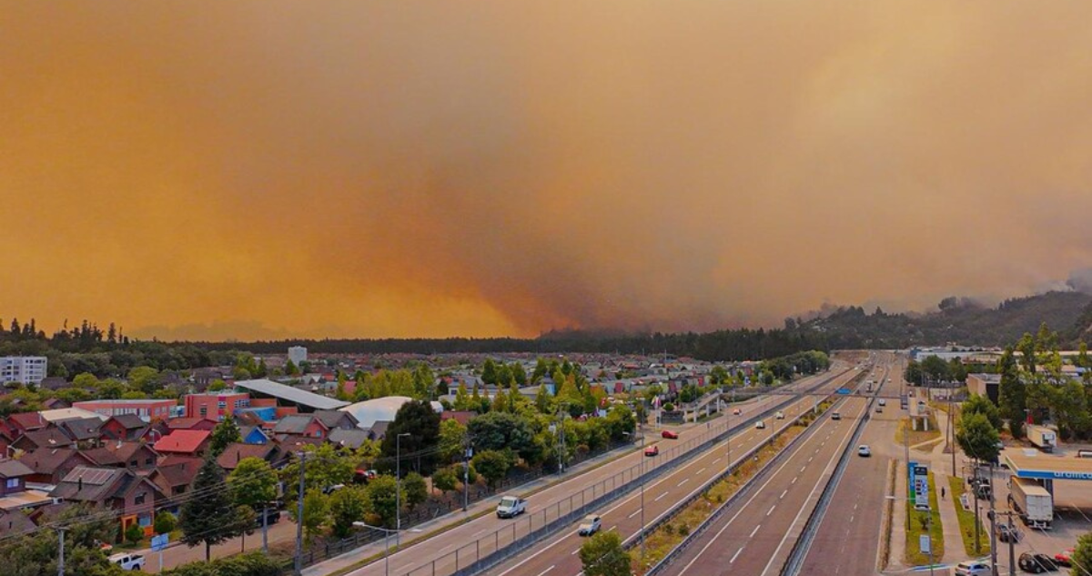 CGE informó que incendios forestales en el Bío Bío han dejado sin luz a 40.151 clientes