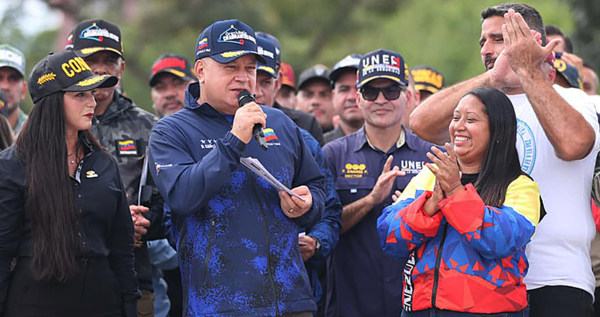 Imagen de archivo del ministro del Interior, Justicia y Paz de Venezuela, Diosdado Cabello