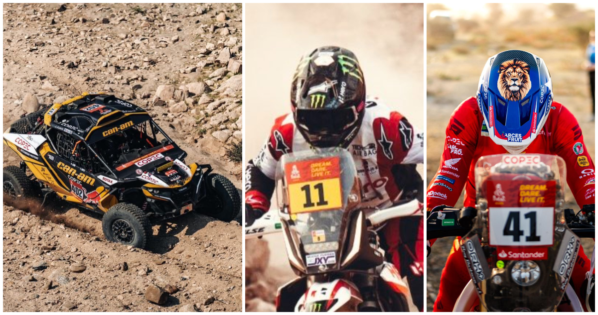 Chilenos en el Dakar 2026 segundo día