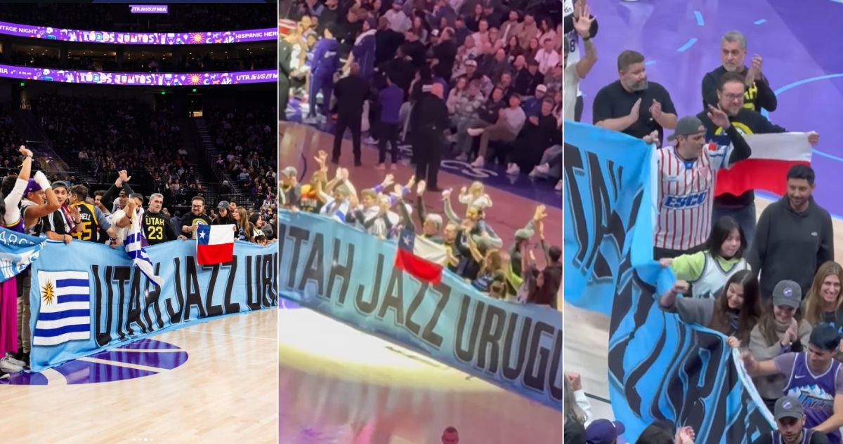 Utah Jazz y su homenaje a su barra sudamericana en plena cancha