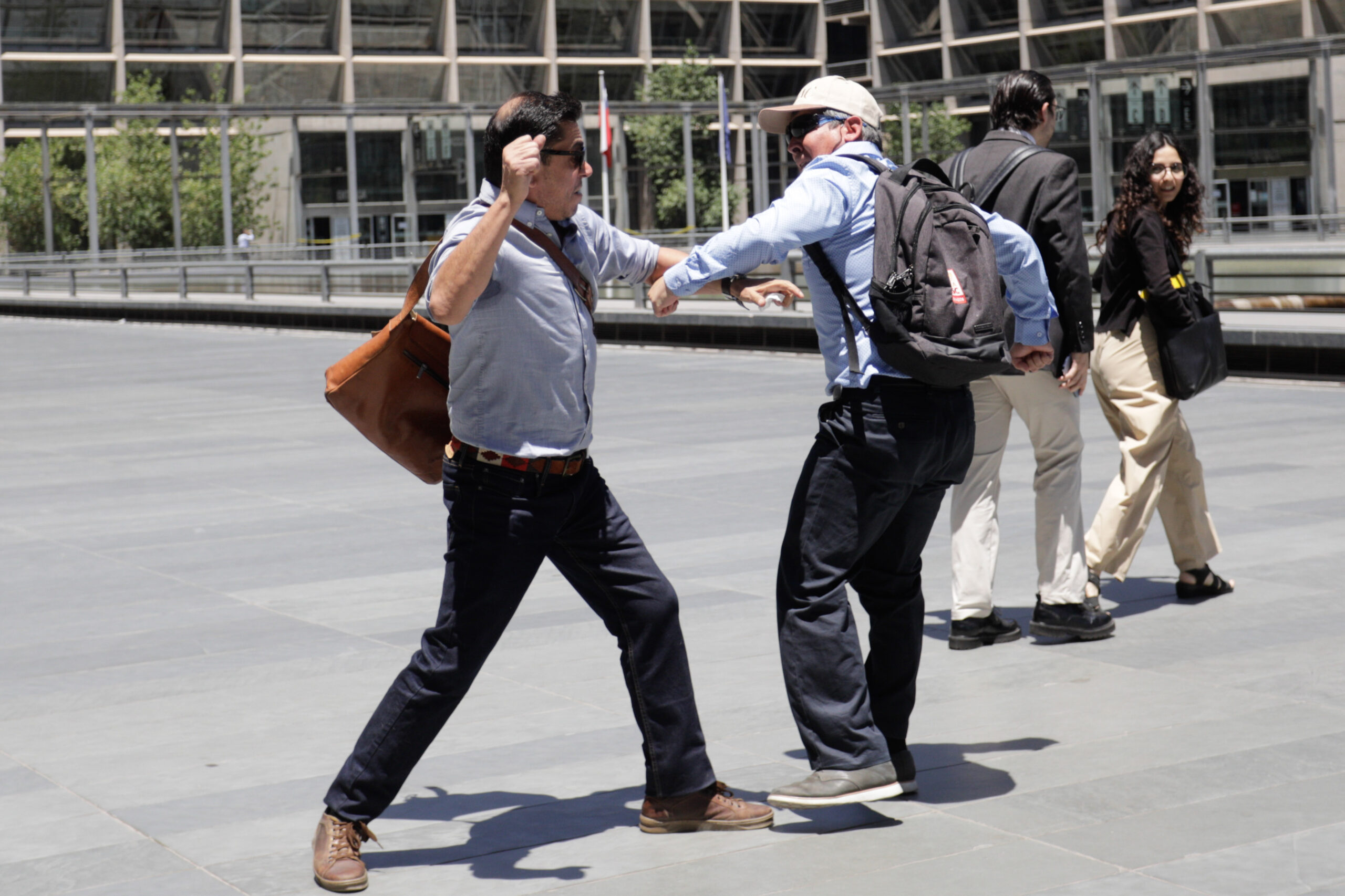 imágenes muestran caos y golpes tras absolución de Claudio Crespo por Gustavo Gatica