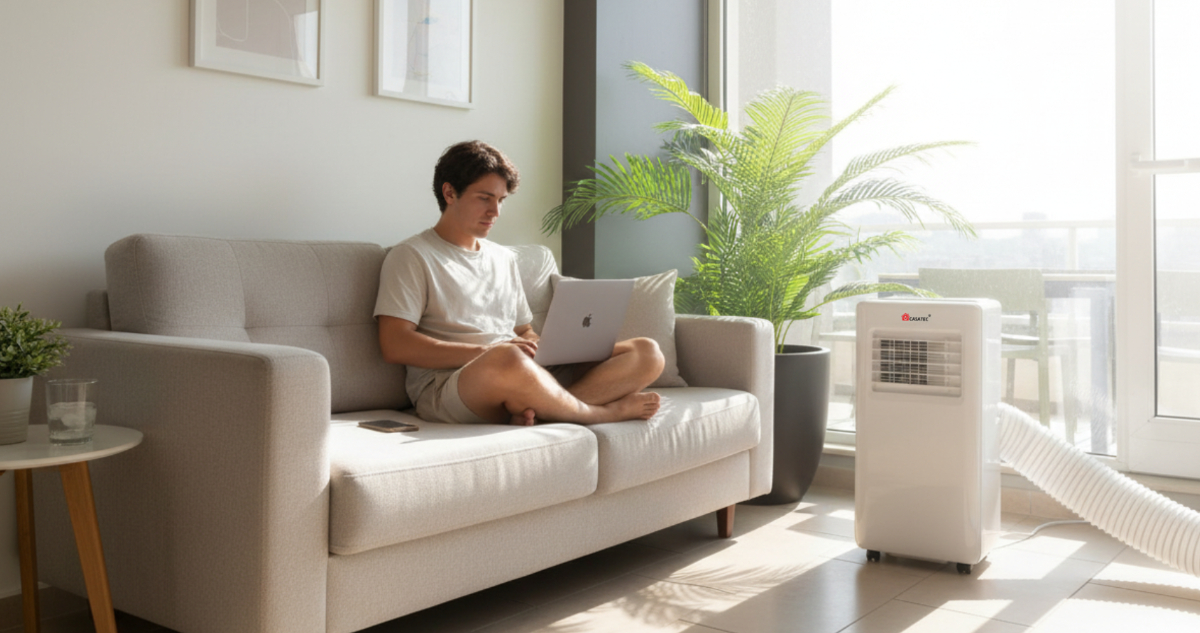 Climatización móvil: una solución económica para enfrentar altas temperaturas y la humedad en casa