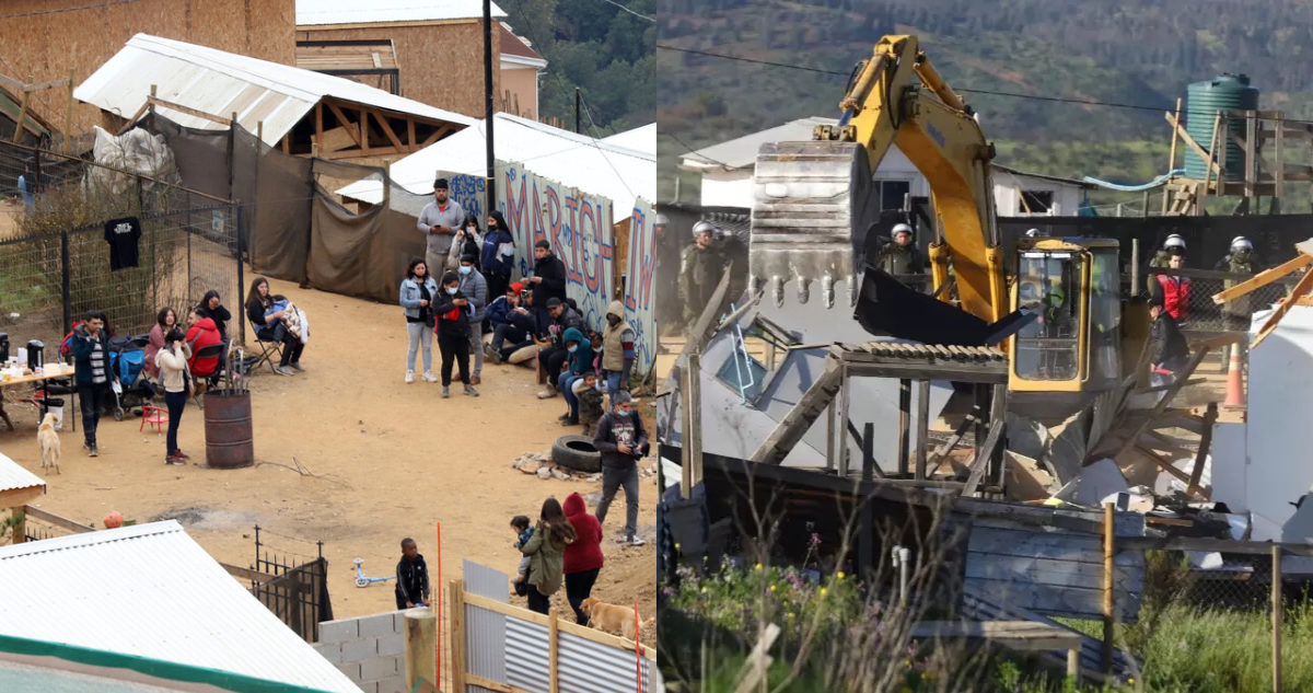 Este martes inicia desalojo de toma en límite de Villa Alemana y Quilpué: hay más de 50 familias