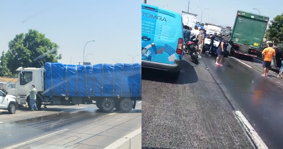 Colisión múltiple en eje General Velásquez genera corte total en la ruta