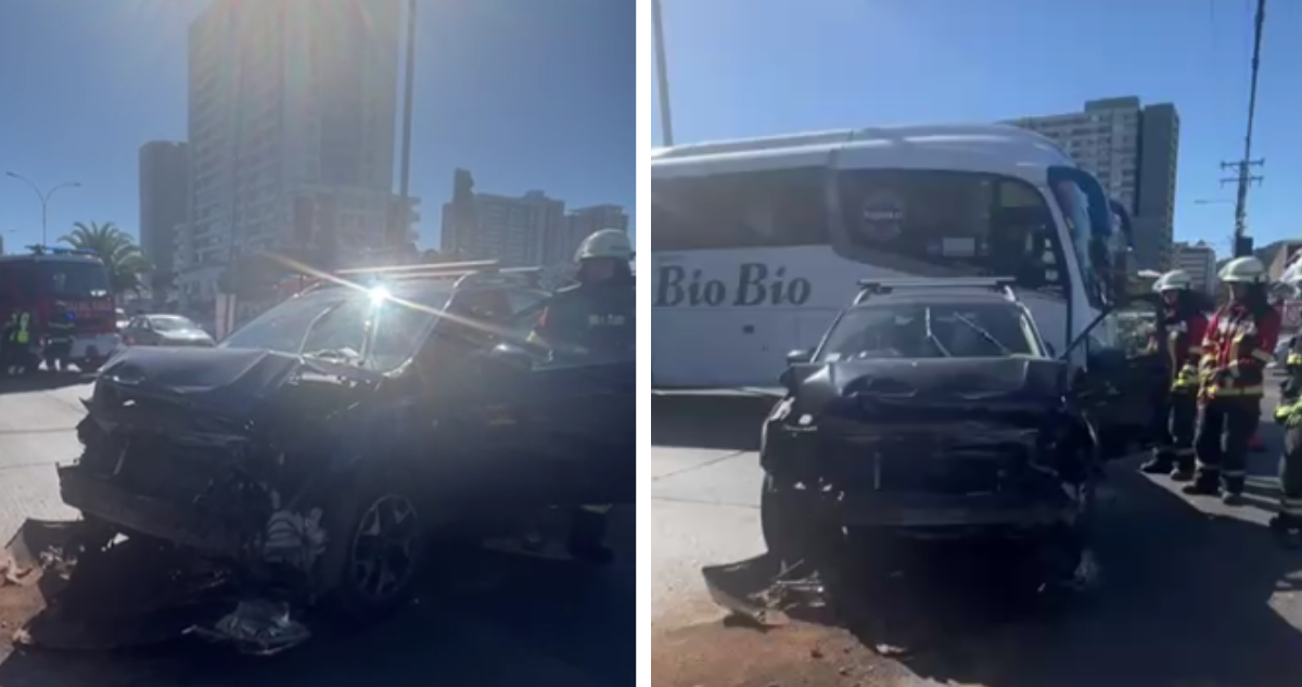 Accidente deja suspendido parcialmente el tránsito en vital avenida de Concepción