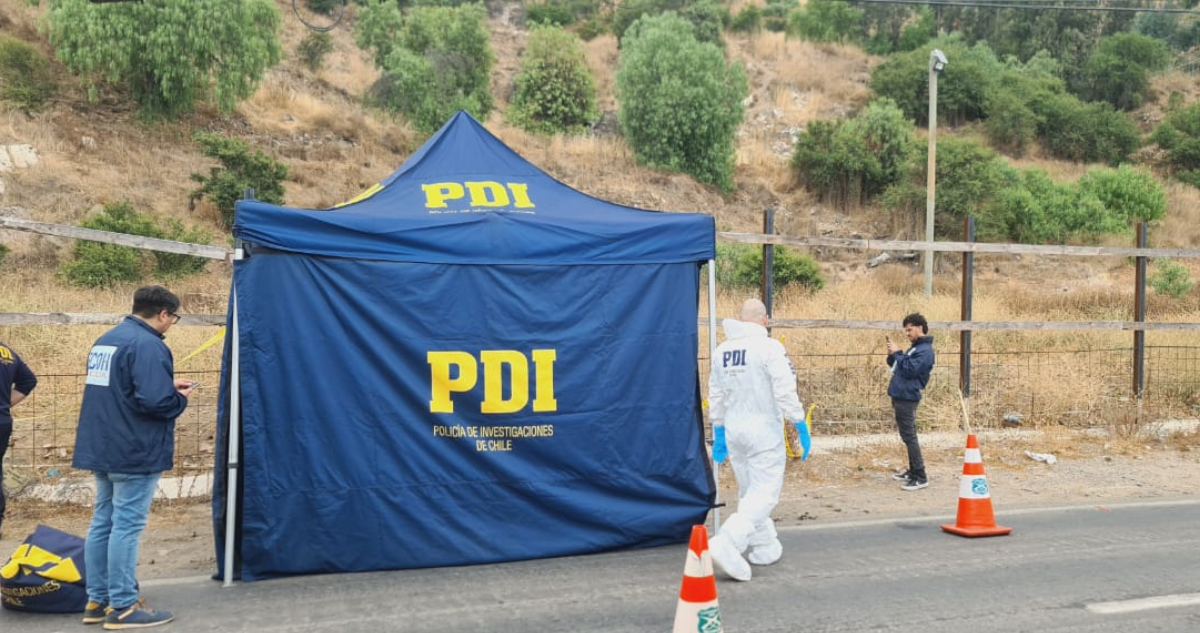 Encuentran cadáver en región de Valparaíso: tenía disparo en la cabeza y tenía manos y pies amarrados