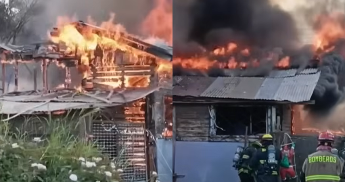 Con arresto nocturno queda conductor ebrio que chocó casa en Paine y provocó incendio que la destruyó