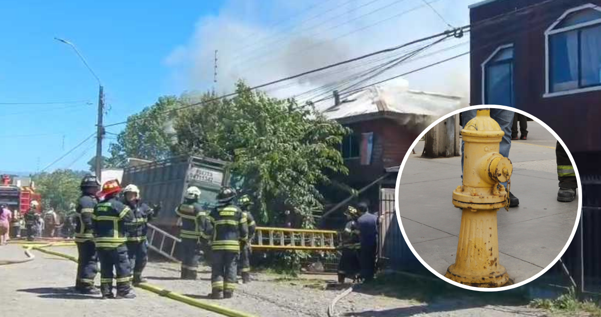 Vecinos de Villa Los Esteros de Rahue Alto alertan falta de grifos y baja presión de agua por incendio