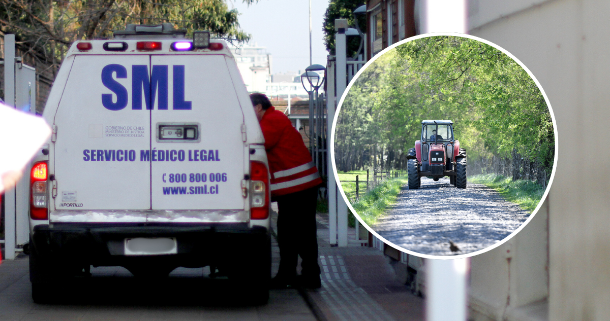 Hombre de 50 años muere tras ser aplastado por un tractor en la comuna de Máfil