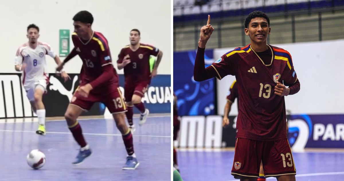 Venezuela venció a Chile en la Copa América de Futsal.