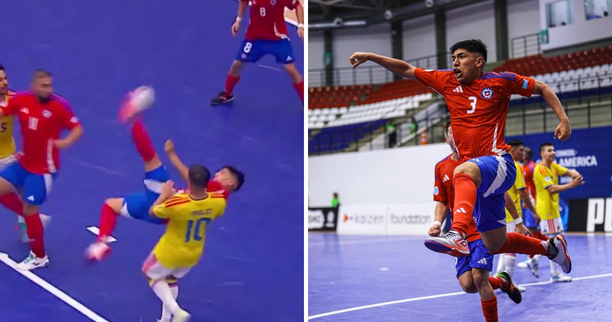 Chile empató con Colombia y la eliminó de Copa América de Futsal.