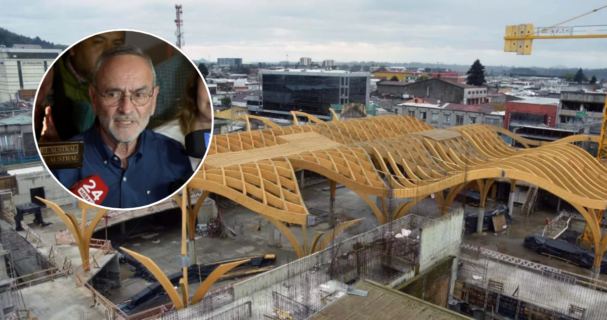 Cores reclaman a Saffirio por comprometer $39 mil millones para Mercado de Temuco sin consultarlos