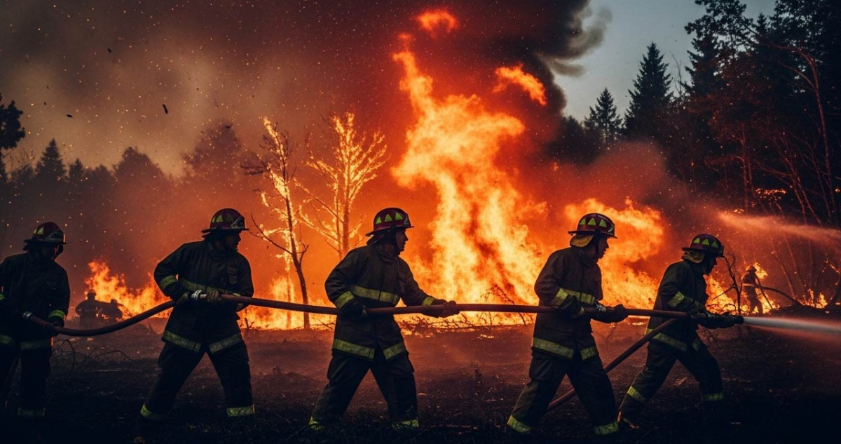 Declaran Alerta Roja para la comuna de San Fernando por incendio forestal