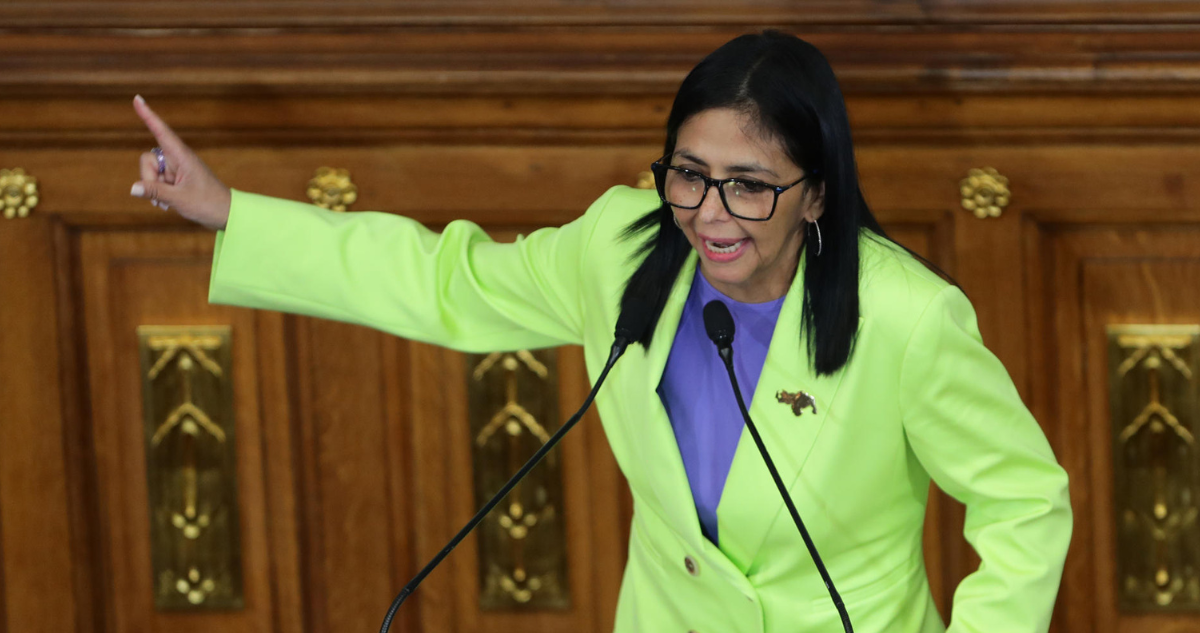 Delcy Rodríguez, presidenta encargada de Venezuela