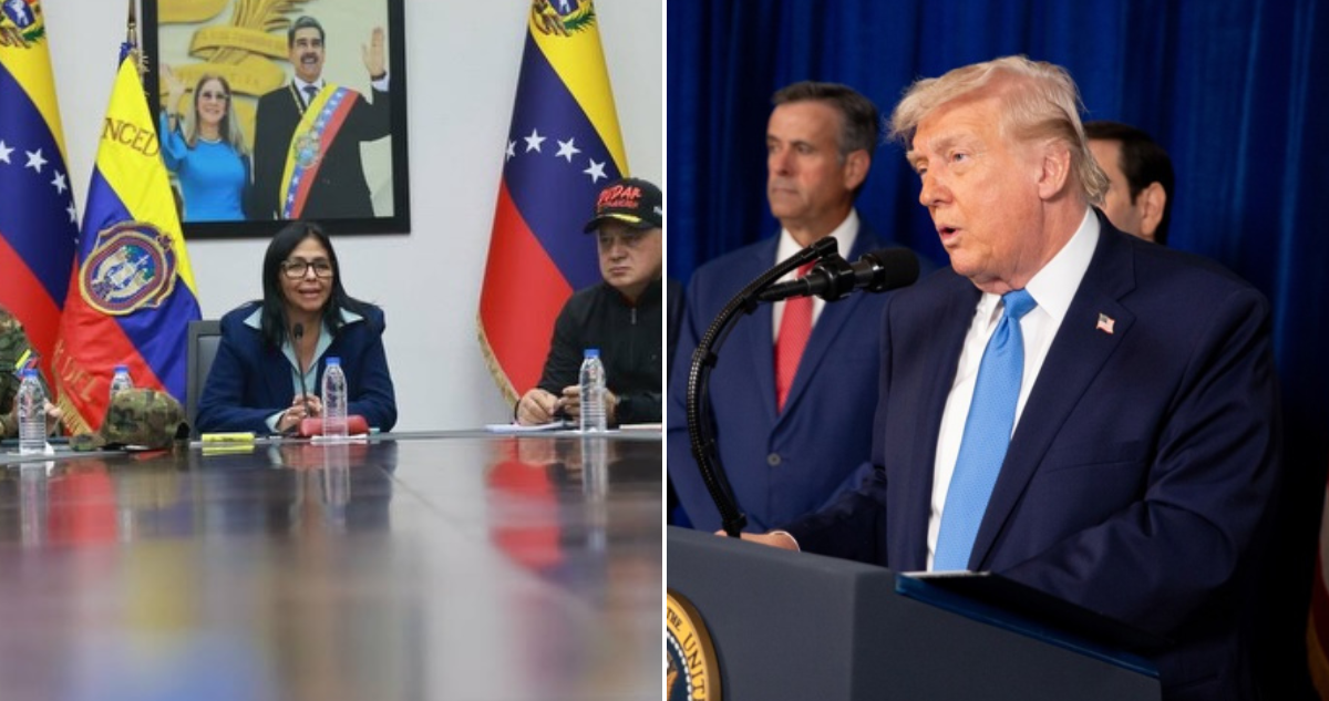 Trump asegura que están a cargo de Venezuela mientras Delcy Rodríguez lo invita a agenda cooperativa