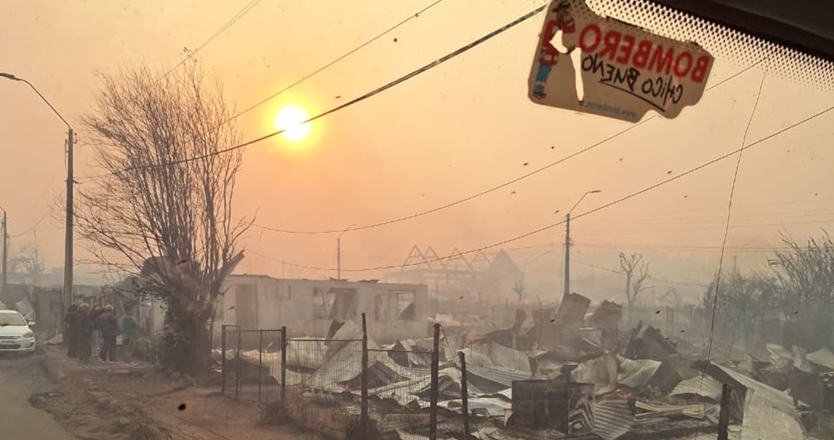 Incendio Punta de Parra | Bomberos