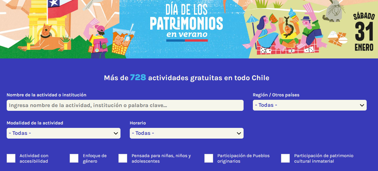 Día de los Patrimonios en Verano es este sábado 31: revisa las actividades disponibles