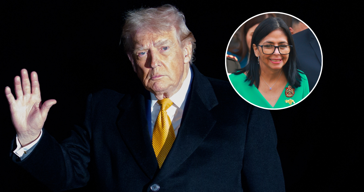 Trump afirma que Delcy Rodríguez está “cooperando” y revela equipo para la transición en Venezuela