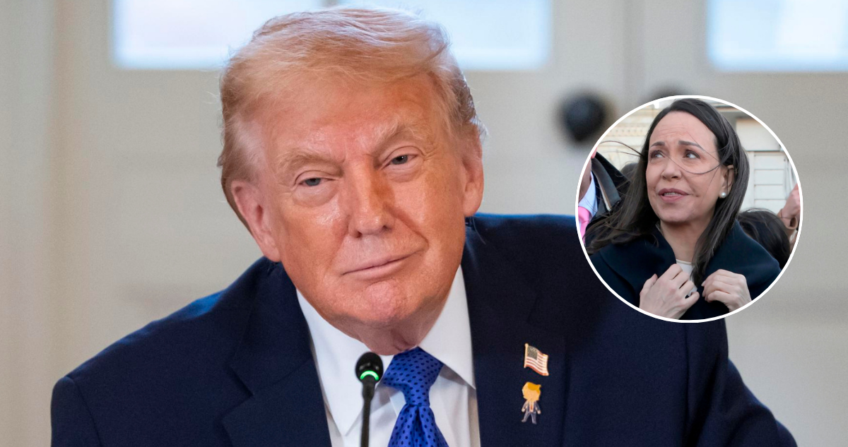 Trump asegura que María Corina Machado le regaló el Premio Nobel de la Paz: “Un gesto maravilloso”