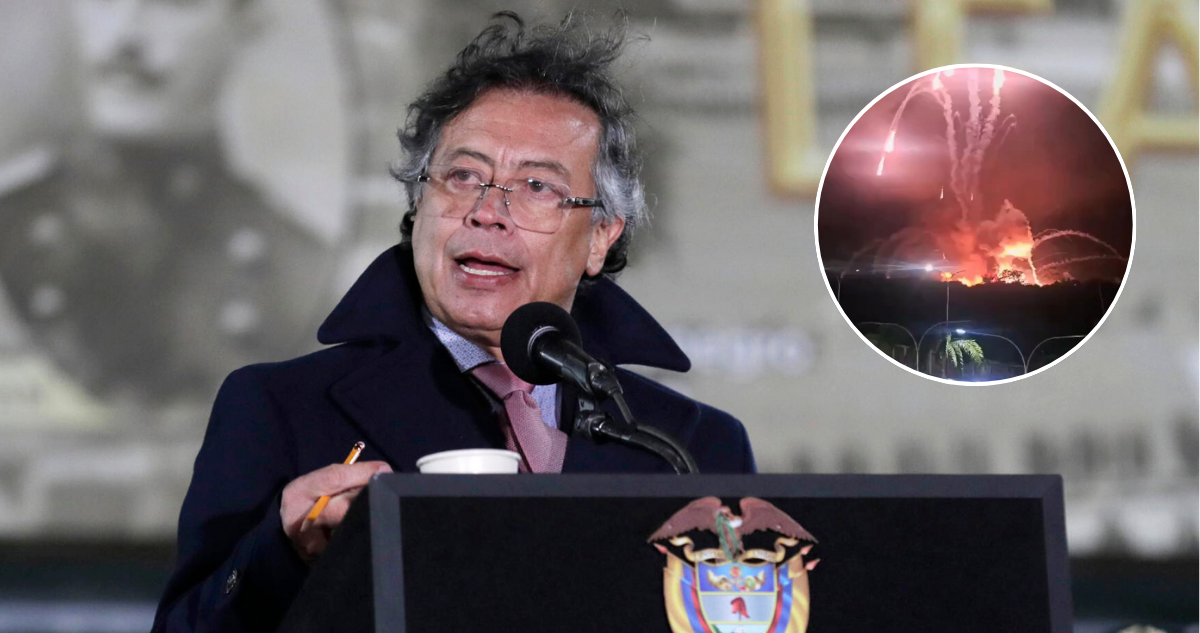 Gustavo Petro denuncia bombardeos sobre Caracas y exige reunión urgente de ONU y OEA